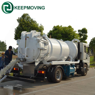 качество  Dongfeng new to 10CBM vacuum sewage suction truck septic tank vacuum sewage suction truck 4CBM завод