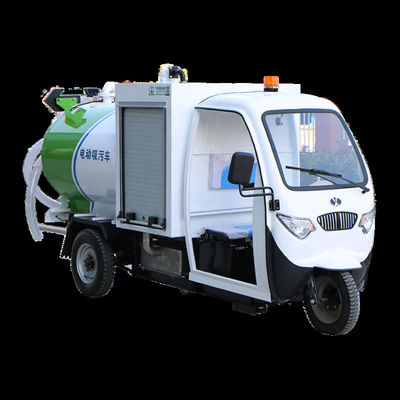 качество  Factory Small Automatic 1200L 3 Wheel Vacuum Sewage Suction Tanker Truck For Sale завод